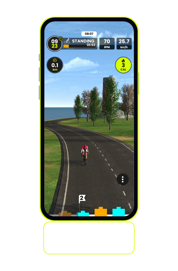 Virtual cycling